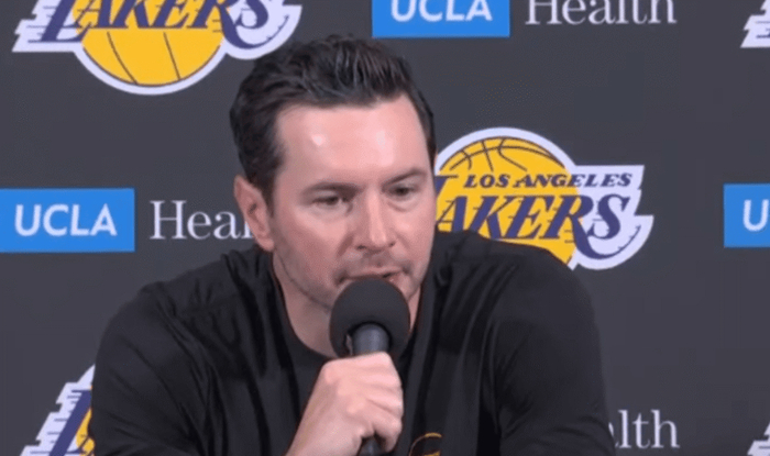 湖人主帅雷迪克盛赞东契奇比赛清醒度与得分爆